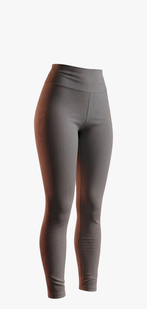LEGGINS ACANALADO GRIS
