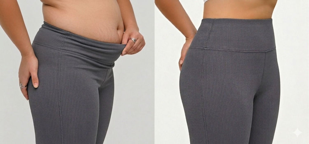 LEGGINS ACANALADO GRIS