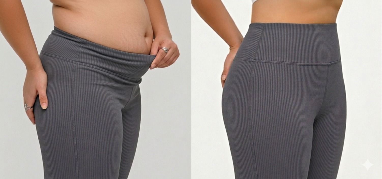 LEGGINS ACANALADO GRIS