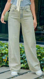 JEAN WIDE LEG TIRO ALTO REF 18252