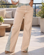 JEAN WIDE LEG HÍBRIDO DE BOTA ANCHA TIRO ALTO REF. 18009