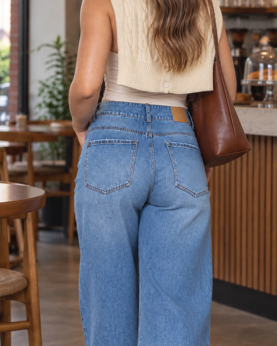 JEAN WIDE LEG TIRO ALTO REF 18069