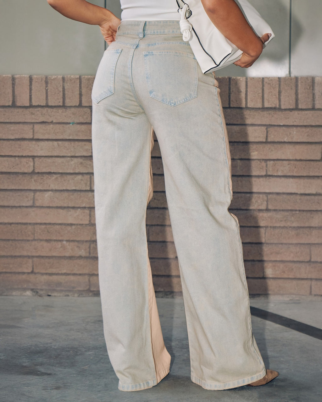 JEAN WIDE LEG HÍBRIDO DE BOTA ANCHA TIRO ALTO REF. 18009