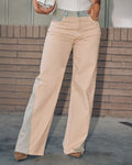 JEAN WIDE LEG HÍBRIDO DE BOTA ANCHA TIRO ALTO REF. 18009