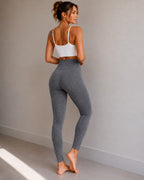 LEGGINS CONTROL ABDOMEN GRIS MEDIO JASPEADO