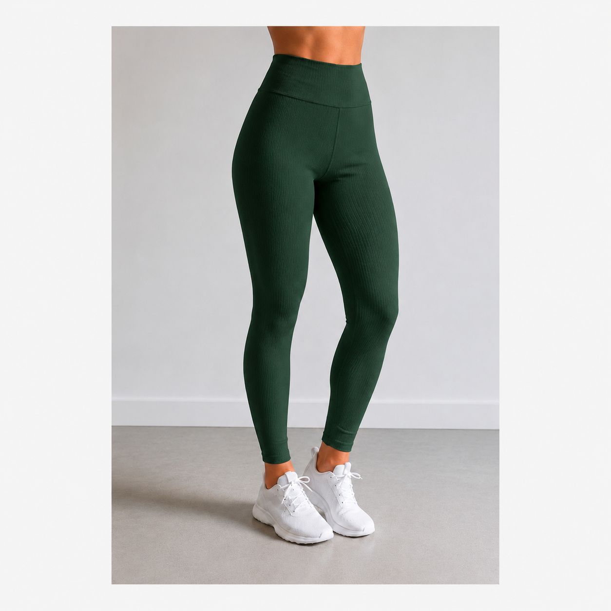 LEGGINS ACANALADO VERDE