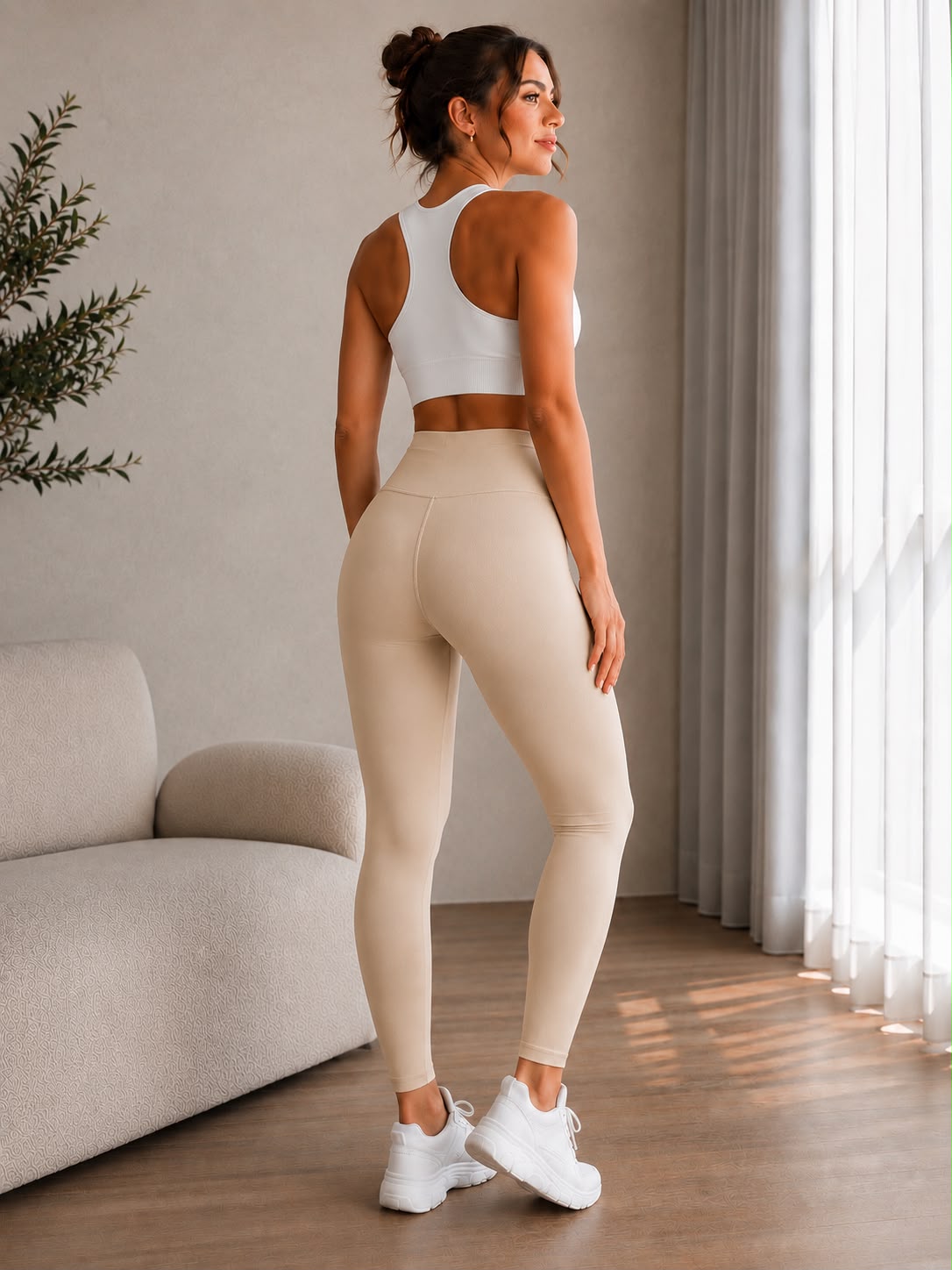 LEGGINS PREMIUM MOLDEADOR BEIGE