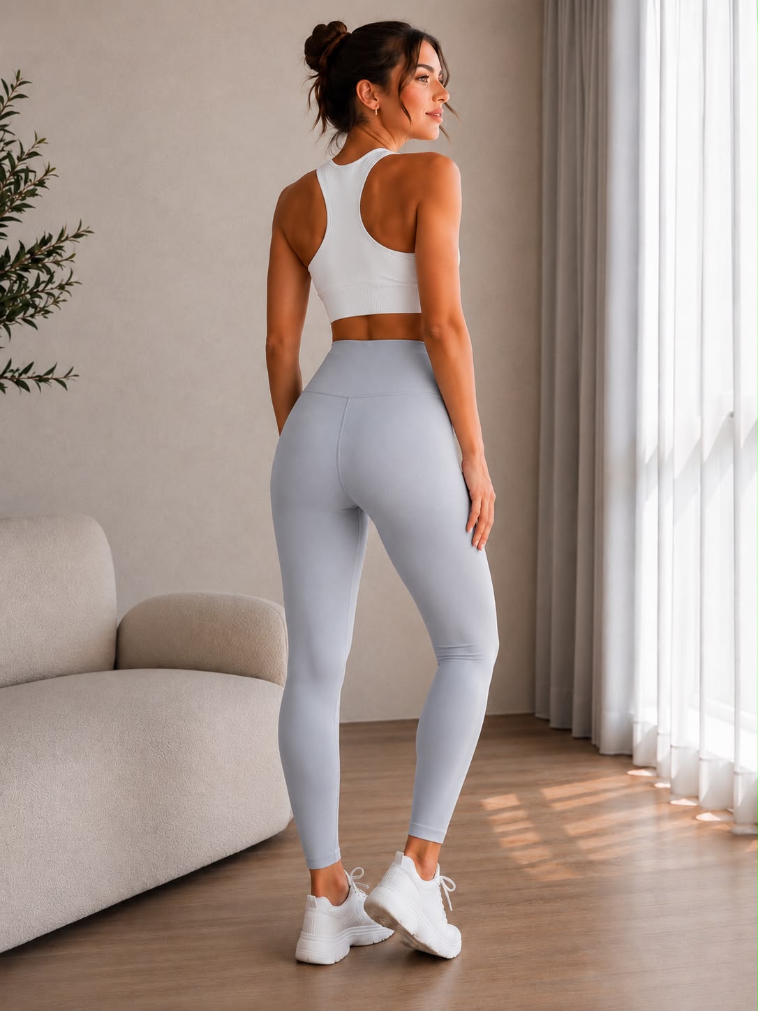 LEGGINS PREMIUM MOLDEADOR GRIS CLARO