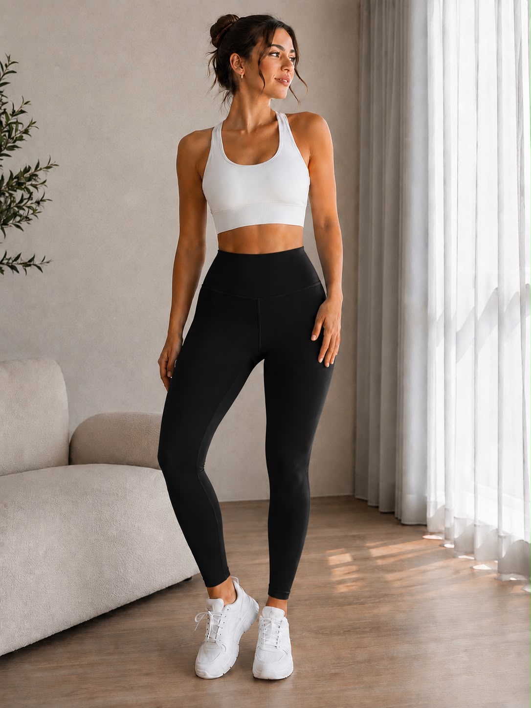 LEGGINS PREMIUM MOLDEADOR NEGRO