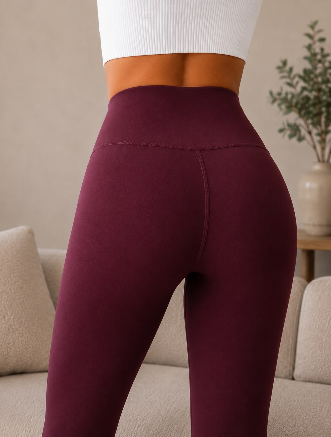 LEGGINS PREMIUM MOLDEADOR VINO