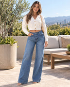 JEAN WIDE LEG TIRO ALTO REF. 18070-1