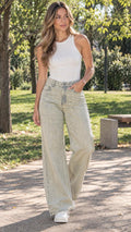 JEAN WIDE LEG TIRO ALTO REF 18252
