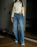 JEAN WIDE LEG TIRO ALTO REF 18069