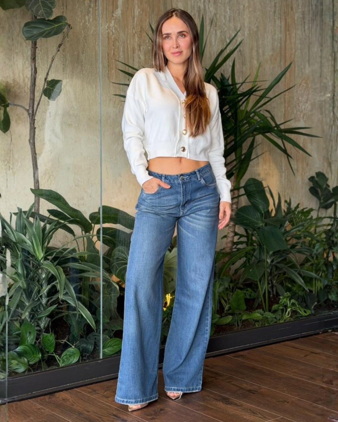 JEAN WIDE LEG TIRO ALTO REF. 18070-1