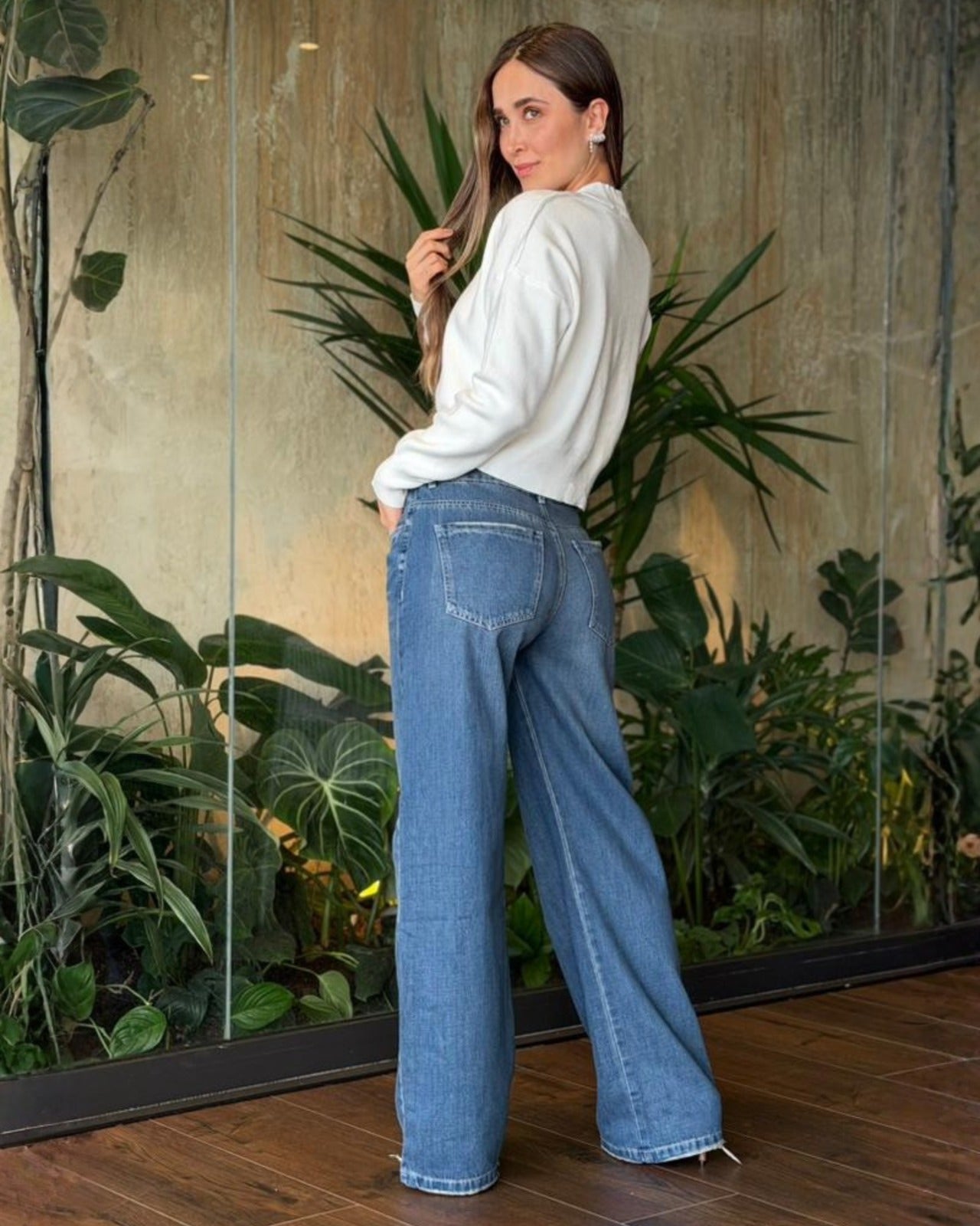 JEAN WIDE LEG TIRO ALTO REF. 18070-1